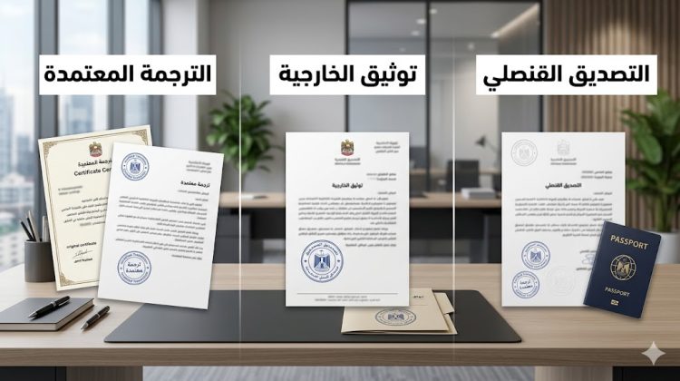 الفرق بين الترجمة المعتمدة وتوثيق وزارة الخارجية والتصديق القنصلي